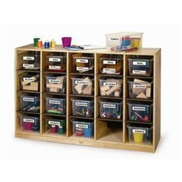 Whitney Bros Whitney Bros WB3251 CUBBY STORAGE CABINET WITH 20 TRAYS WB3251